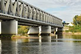 bridge structure crossing river