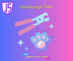 javascript trim method to remove space