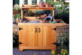 Potting Bench Woodworking Plan Wood