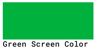 Green Screen Color Color Codes The