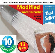 Best Shower Head For Low Water Pressure