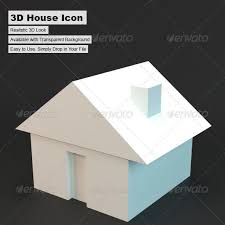3d House Icon Rendered In 3ds Max