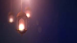 Ramadan Candle Lantern Falling Down