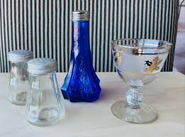 Vintage Cobalt Blue Depression Glass