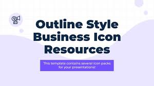 Outline Style Business Icon Resources