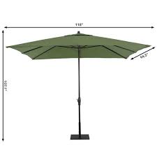Tilt Patio Umbrella In Green 8rcmarbrgn