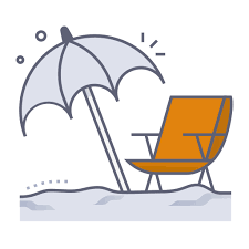 Beach Chair Free Holidays Icons