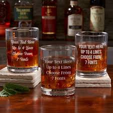 Personalized Whiskey Glasses Add Any Text