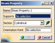 creating beam properties