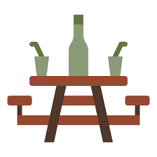 Outdoor Table Generic Flat Icon