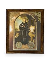 St Benedict Medals Picture Frame Wall