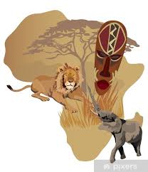 Sticker Symbols Of Africa Pixers Us