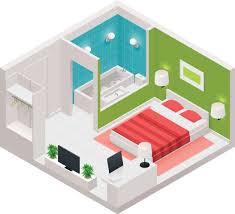 Hotel Room Vector Images Over 50 000