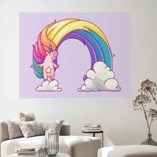 Unicorn Wall Decor In Canvas Murals