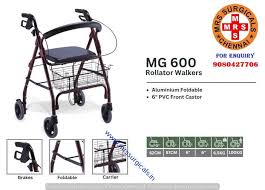 Rollator In Physiotherap Hospital Cot