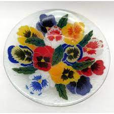 Peggy Karr Fused Glass Plate