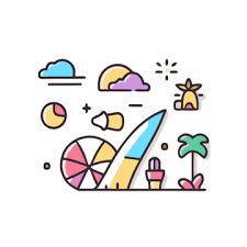 Icon Summer Png Vector Psd And