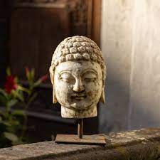 Head Of Buddha In Marble For At Pamono