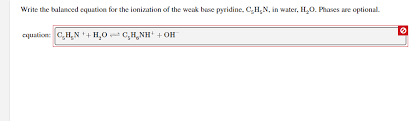 Solved Write The Balanced Equation For