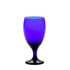 Cobalt Blue Water Goblet 16 Oz