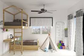 Kids Study Room With Bedroom Ideas For