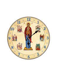 Custom Wall Clock Virgin Mary