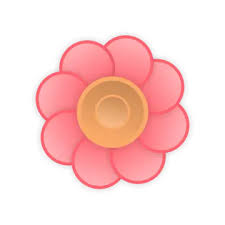 Pink Flower Icon Png Images Vectors