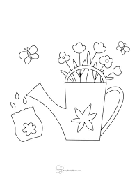 19 Best Free Gardening Coloring Pages