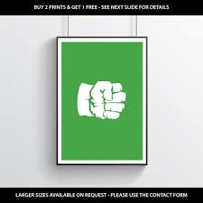 Hulk Icon Wall Print Marvel Poster