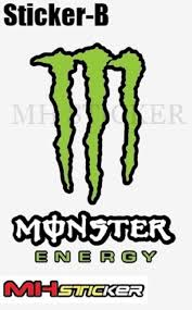 Monster Energy Vinyl Cutting Stickers