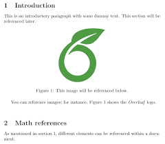 Cross Referencing Sections Equations