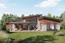 3 Bedroom Modern Mid Century House Plan