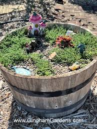 Creative Whiskey Barrel Planter Ideas