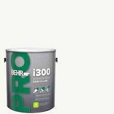 Behr Pro 1 Gal I300 White Semi Gloss