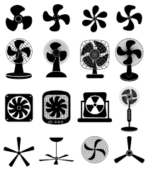Fans Icons Set Stock Vector By