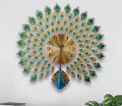 Peacock Wall Clock Buy Peacock Clocks