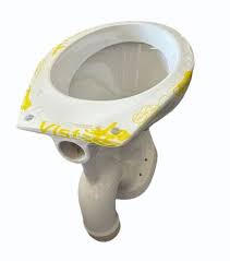 Wall Mounted Oval Ceramic Toilet Seat