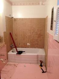 Adhesive From 1950 S Pink Wall Tiles