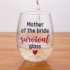 Wine Glass Gift From Daughter Brides