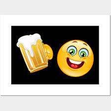 Emoji With Beer Emoji Posters And