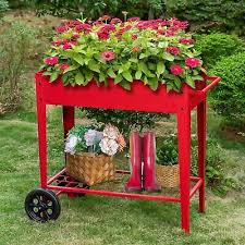 Raised Planter Box With Legs Outdoor