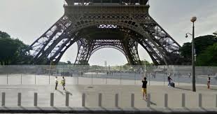 Eiffel Tower With Bulletproof Glass