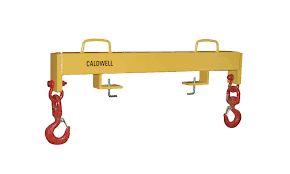 caldwell double hook beam fork lift beams