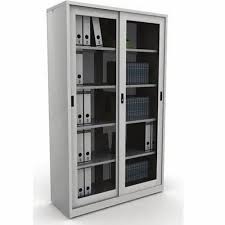 Library Glass Door Cupboard At Rs 11800