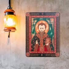 Wood Icon Saint Leo Bi Of