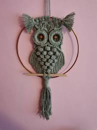 Macramé Owl Dream Catcher Dream Catcher