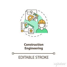 Construction Engineering Concept Icon