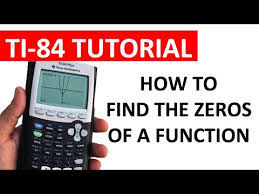 Finding The Zeros Of A Function Using A
