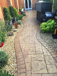 Decorative Pattern Imprinted Concrete