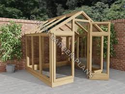 Wooden Garden Greenhouse 2 1mx2 1m Diy